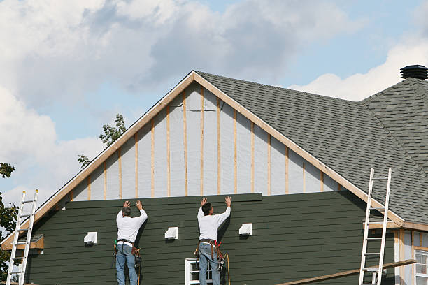 Professional Siding Installation technician working in Sarver, PA